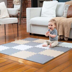 NEW miotetto soft non-toxic foam baby play mat 🤎